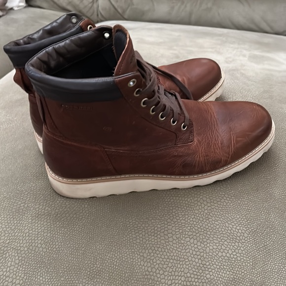 Cole Haan Men’s Boots Size 11.5 color brown/white/beige main image 5
